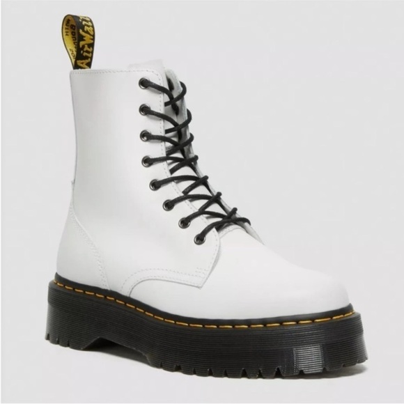Dr. Martens White Combat Boots - Picture 16 of 16